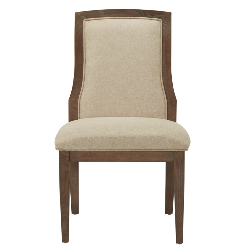 18.5'' H Upholstered Side Chair, Chestnut