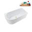 1501.1mm x 718.8mm Freestanding Soaking Acrylic Bathtub-485985571