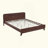 Rustic Platform Bed with Tall Headboard & Underbed Storage-1038577285-1038577283