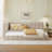 Mid-Century Modern Velvet Upholstered Daybed/Sofa Bed Frame, Timeless Design with Cozy Bedhead and Versatile Colors-118438990