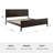 Martha Stewart Corbin Wooden Platform Bed With Headboard And Footboard-97967488-97967489