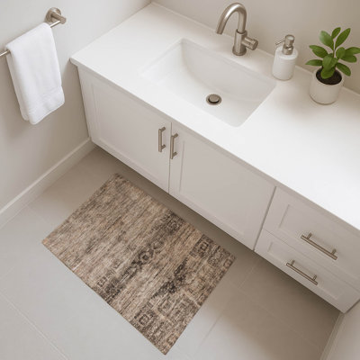 Premium Machine Washable Lampkins AMF1647 Global Rug