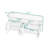 Sideboard with 4-Door, Power Outlets and Adjustable Shelves-252669871