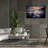 Epic Graffiti 'Sunset At Two Lights' by Rick Berk Canvas Wall Art