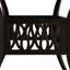 Cranon Square Metal Outdoor Dining Table With Umbrella Hole , 90cm cm W 90cm cm D-163305640-163305558
