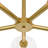 Mid-Century 5-Light Glass Sputnik Chandelier
