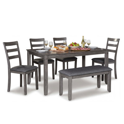 Jaworski 6 - Person Four Leg Dining Set