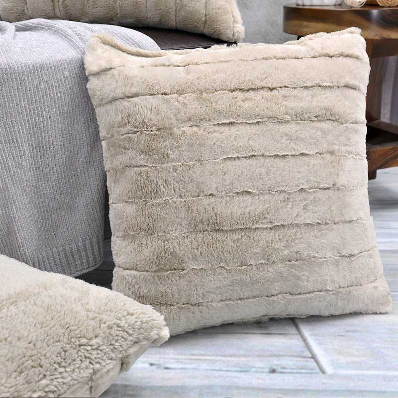 Housse de coussin Super Mink, Gruau