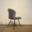 Chaise d'appoint rembourrée et revêtue de velours-2016534934
