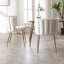 Chaises de salle à manger rembourrées en velours Chele -1749369346
