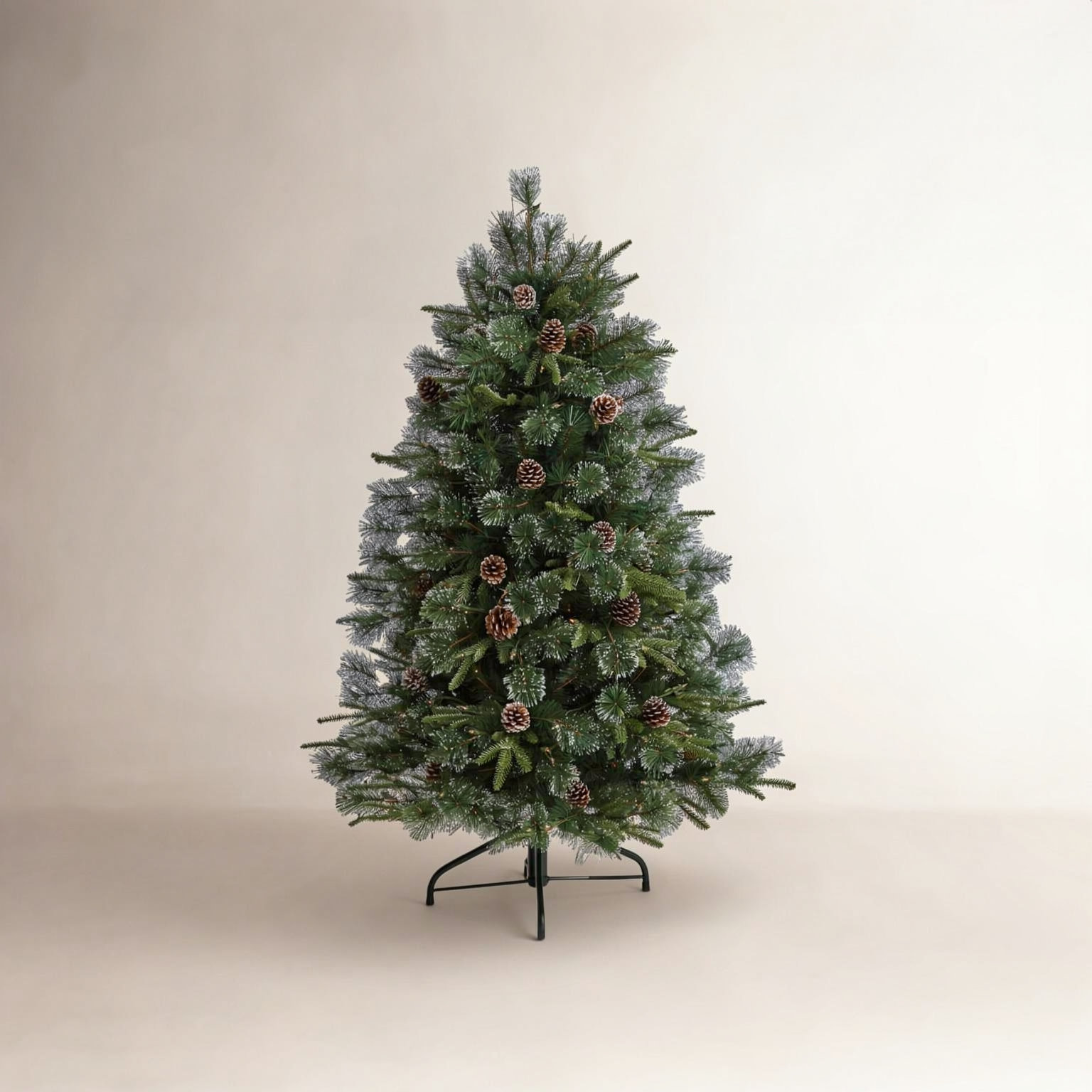 Lighted Artificial Christmas Tree, 5' H