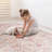 MAVAL Beige Washable Rug 6X9 Area Rug (Beige, 6' X 9')-1977632220