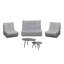 Ensemble de chaises et causeuse 5 pièces Deko Living-116464586