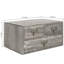 Solid Wood Stackable Vintage 3-Drawer Desktop Storage Desk Organiser with Drawers-1981315012