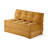 Stylish 2-Seat Sofa Bed, Mustard Fabric, 47.2 x 30.7 x 30.7 inches | 22 d Elastic Foam & Fiber for Comfort | Converts Easily to Bed (47.2 x 74.8 x 8.7 inches) | Perfect for Small Spaces, Modern Design-742320508