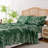 Foliage Microfiber Floral Sheet Set-197090173-197090150