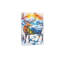 Décoration murale décorative de 36 po x 24 po orange, orange et bleu sur toile enneigée