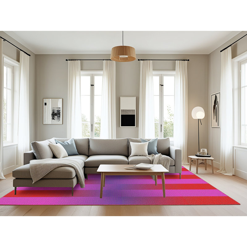 Wool Abstract Indoor Rug, Rectangle 8' x 12'