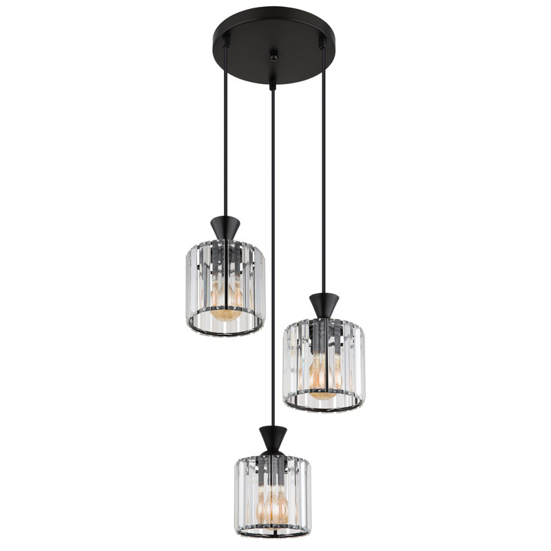 3 - Light Matte Black Pendant