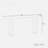 Modern Console Table With Geometric Shape Structure And Wood Grain-537937165