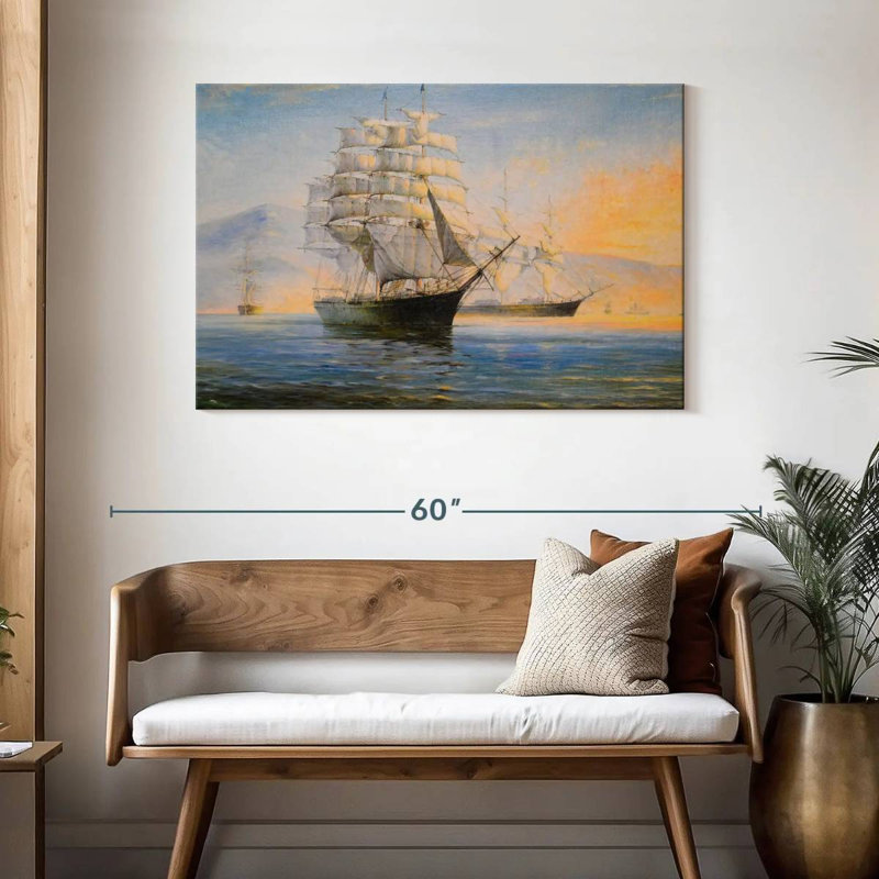 Aletra Ship, 30" H x 45" W