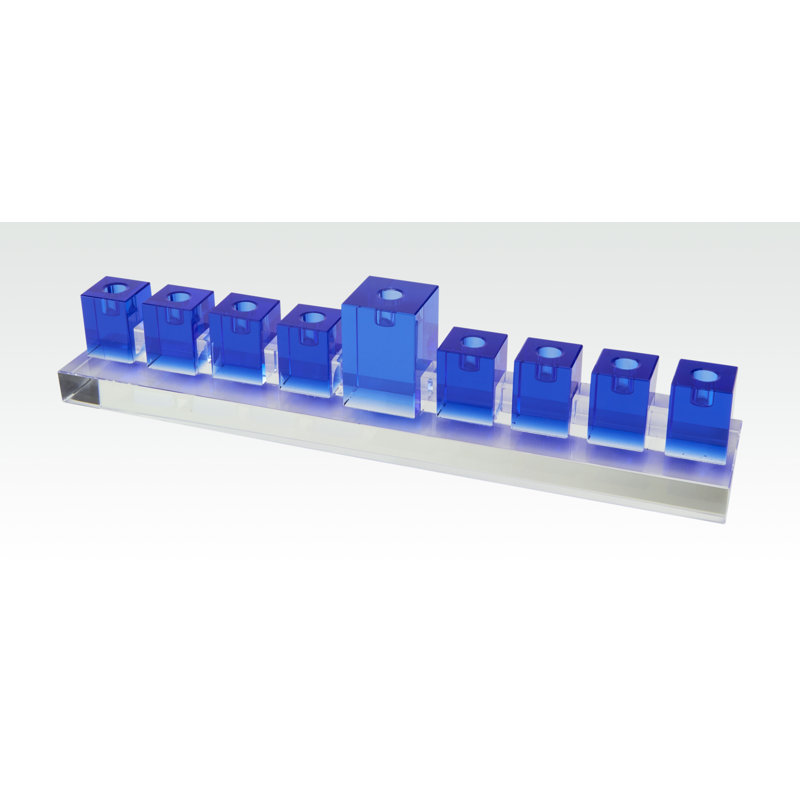 Menorah, Blue