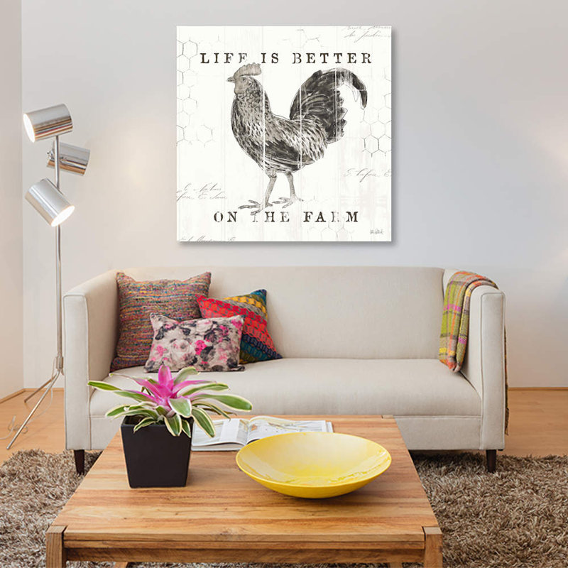 «Farmhouse Fresh III», impression sur toile, H 48 po x l 48 po x P 1,5 po, Toile tendue, Pas de tapis