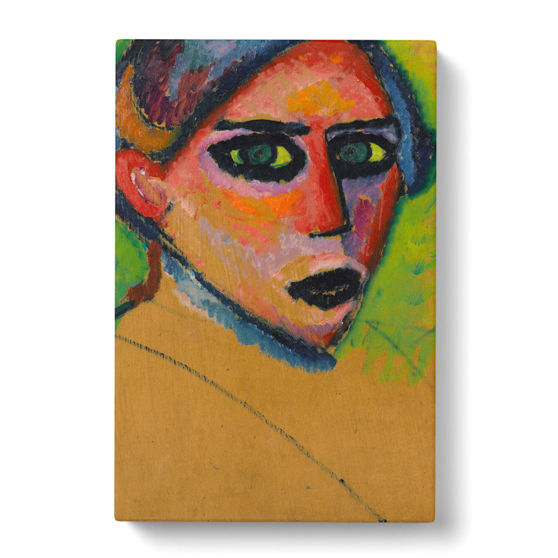 Portrait Of A Woman Vol.5 by Alexej Von Jawlensky - Wrapped Canvas, 76cm H x 50cm W x 3cm D