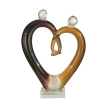 Orren Ellis Vini Heart Hands Figurine