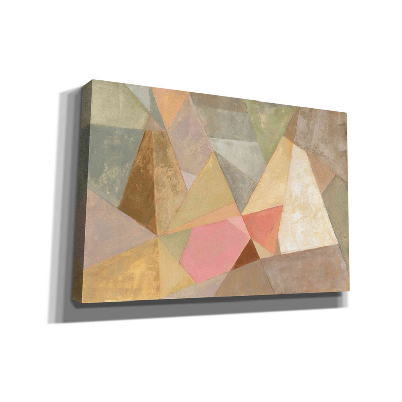 Eugenius " Geometric Abstract " by Silvia Vassileva, 12" H x 18" W x 0.75" D