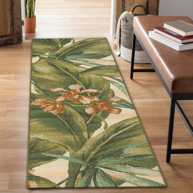 Kenilworth Floral Indoor / Outdoor Rug, Runner 1'11" x 7'6"