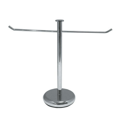Porte-serviettes autoportant fluide