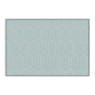 Tapis rectangulaire rectangulaire avec envers antidérapant