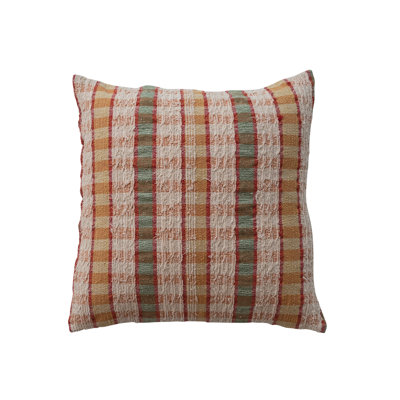 Artisan Striped Cotton Wool Pillow