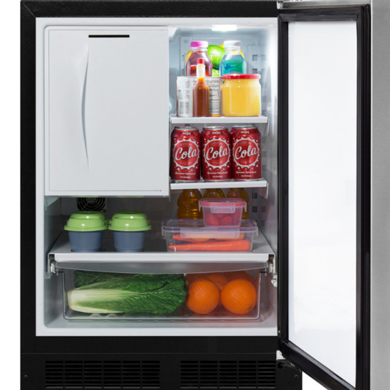 Marvel Appliances 23.88'' W Convertible Mini Fridge with Freezer