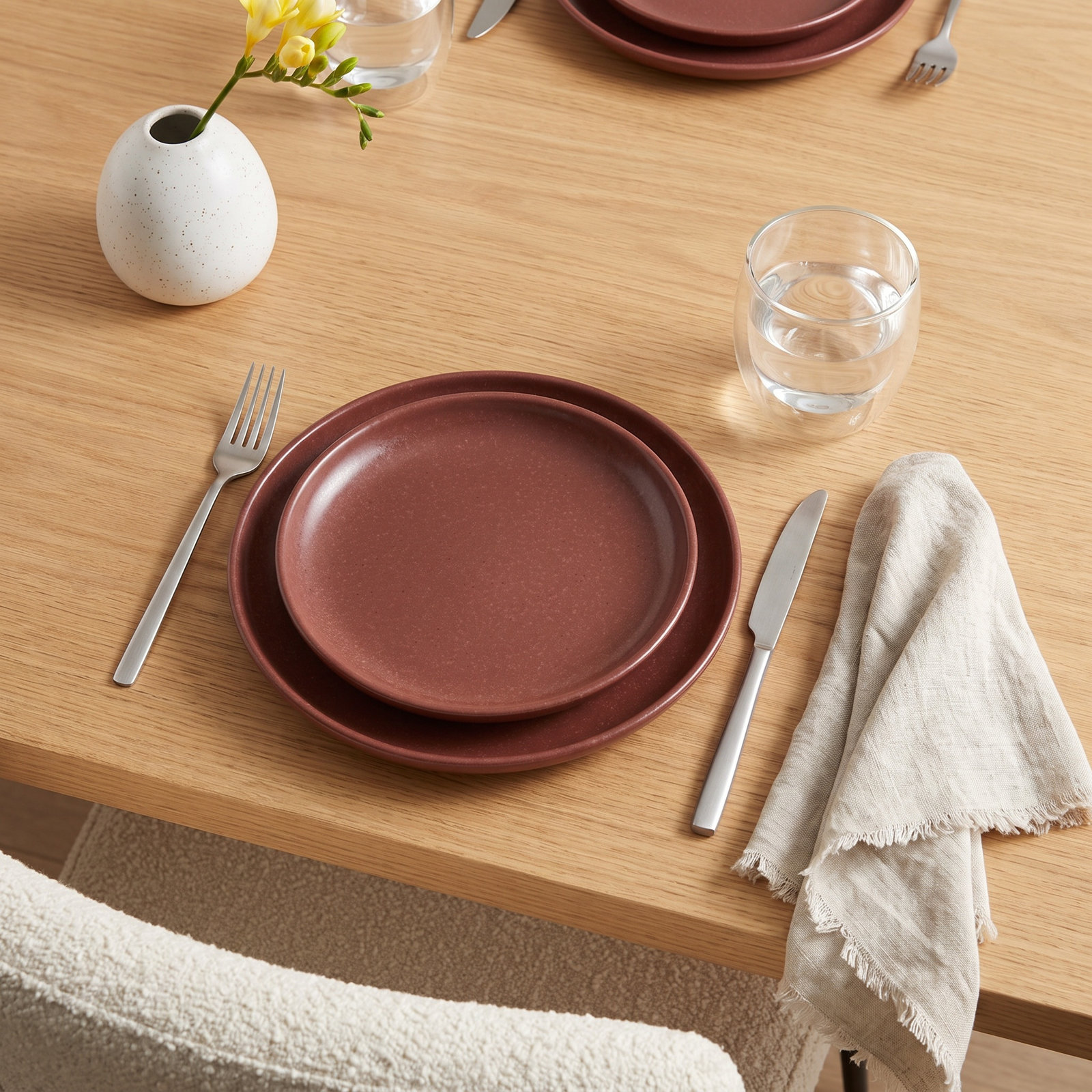 Casafina Pacifica Bread Plate, Brown