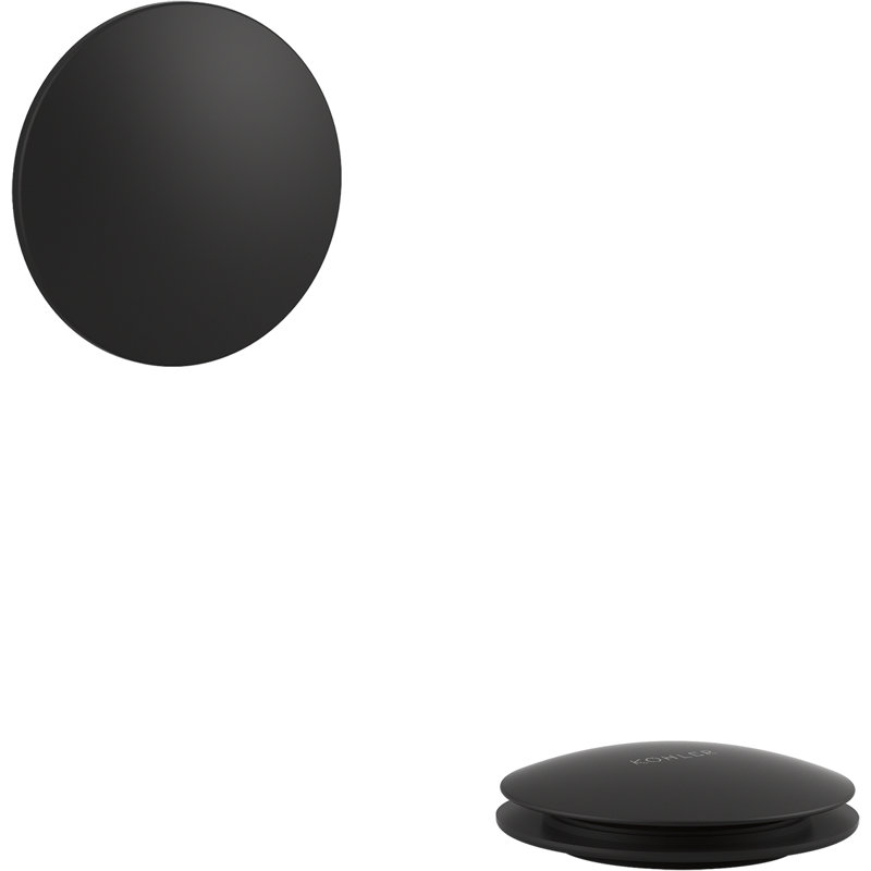 Clearflo Retrofit 1.5" Pop-up Bathroom Sink Drain with Overflow, Matte Black