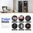 10-12 Gun Safe,Fingerprint Gun Safes for Home Rifle and Pistols,Large Gun Cabinets for Rifles and Shotguns with Scope,Long Rifle Safe with Adjustable Shelves and Gun Racks,Unassembled