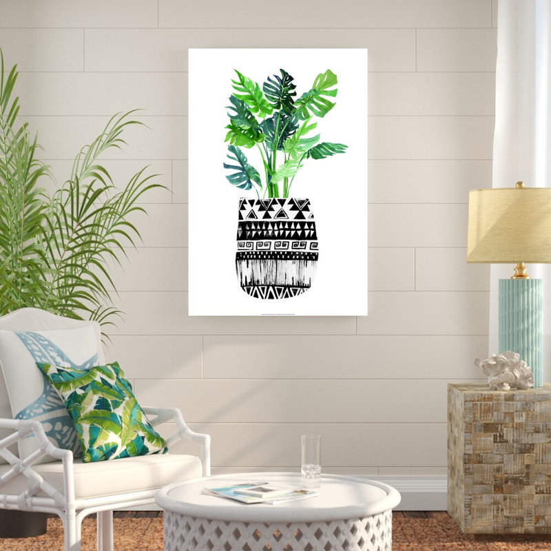 Plante d'intérieur II - impression, H 48 po x l 32 po
