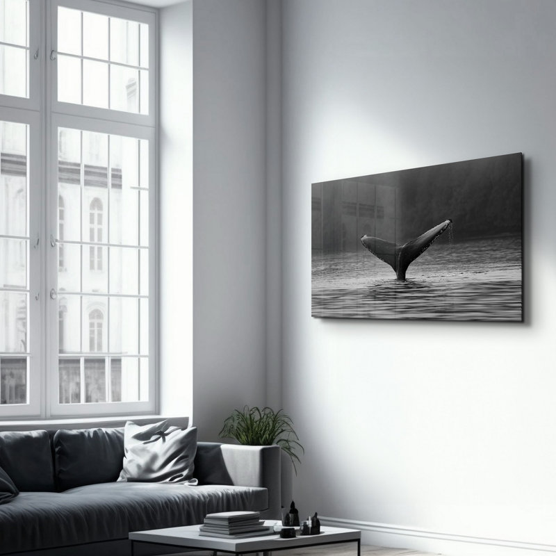 Elegant Tempered Glass Wall Art Painting, 13.8 x 21.7 inches | 100% Tempered Glass, Thickness: 0.16 inches | UV Printed for Vibrant Colors | Perfect for Home Decor, Living Room, & Office Spaces