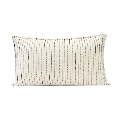 Striped Chenille Throw Pillow