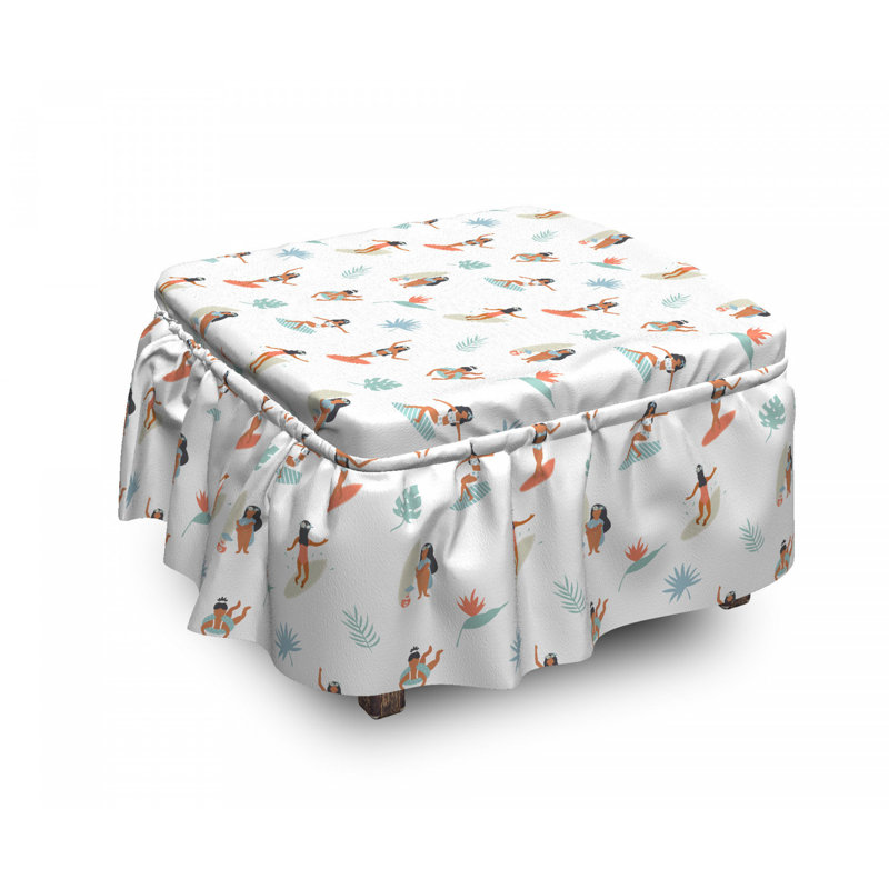 Housse pour repose-pieds avec surf pour femmes