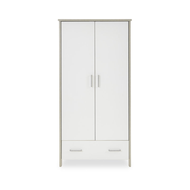 Nika Mini 3 Piece Nursery Furniture Set, Grey/White