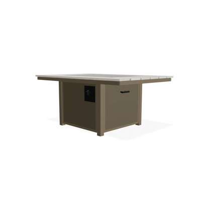 Table de feu 36 po x 54 po avec tablette au propane