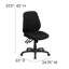 Fauteuil ergonomique pivotant en tissu Cazenovia-30774856