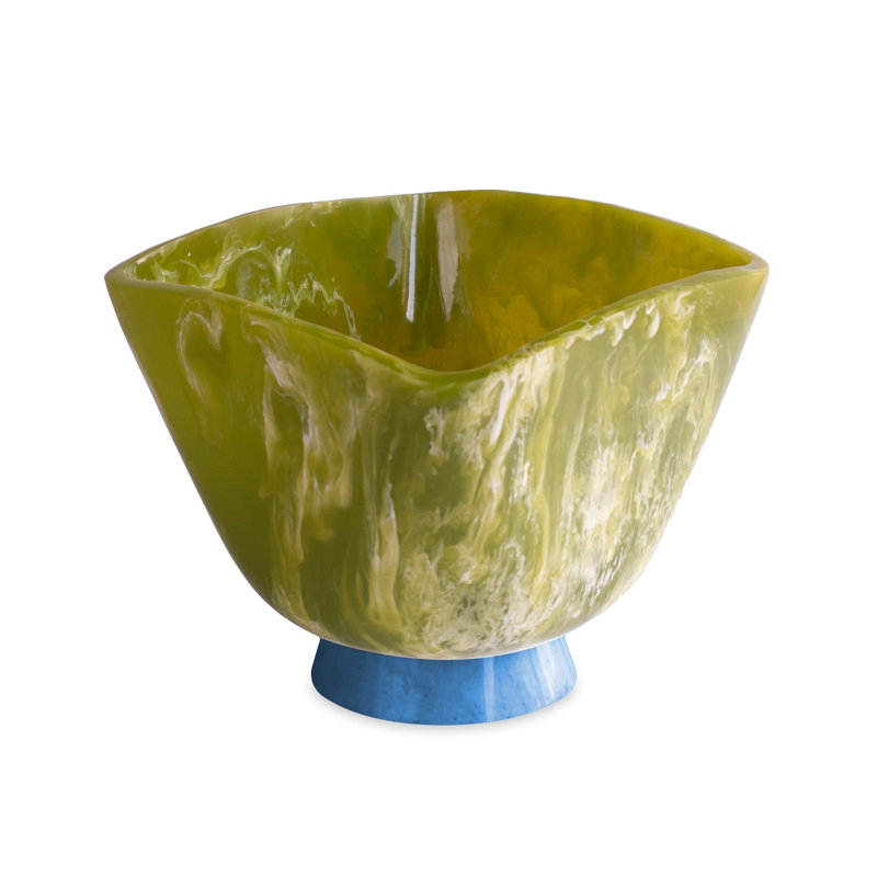RESIN Rio Large Wine Bucket with Base, Green;Blue