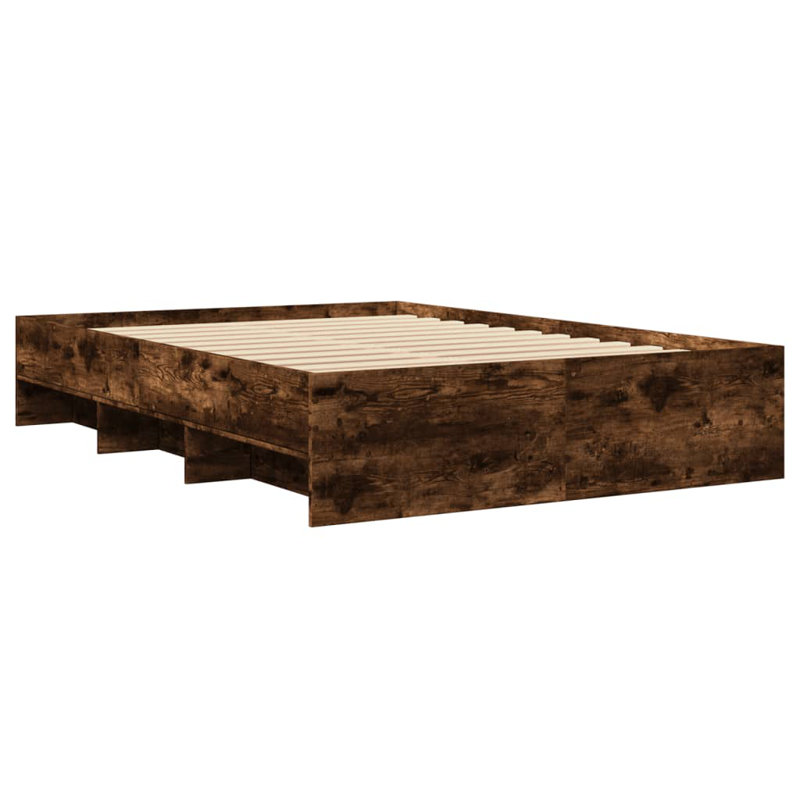 Bed Frame, Small Double (4'), Smoked Oak