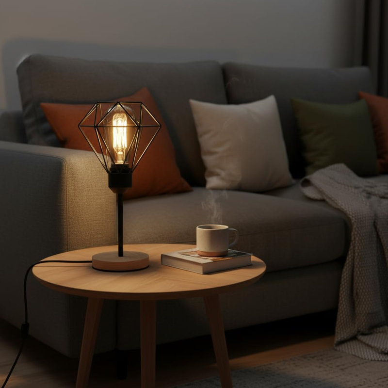 Wood Desk Lamp