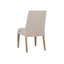 Chaise parsons rembourrée en tissu de 19,75 po de hauteur en taupe Kevyon