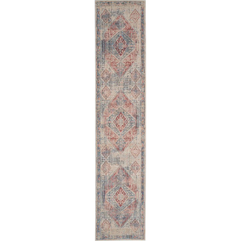 Oriental Indoor Rug, Runner 2'7" x 12'